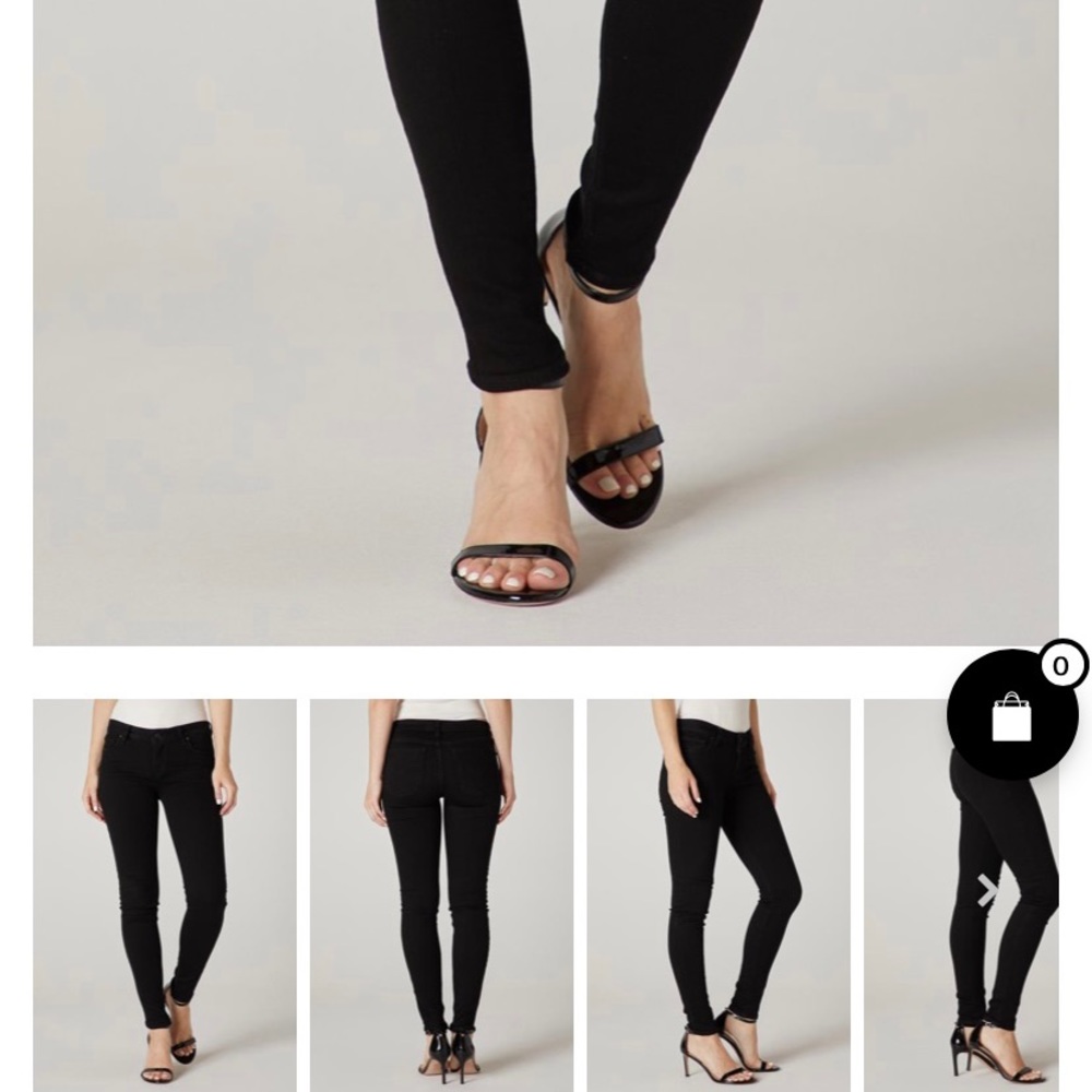 HUDSON Krista Super Skinny Ankle - BLACK